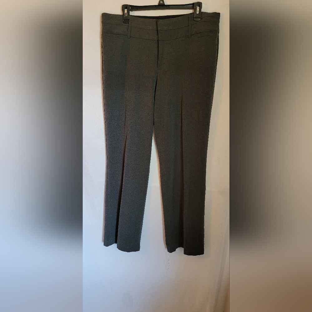 AB Studio Womens Dress Slacks, Charcoal Gray, Size 14 Great Fall/Winter …